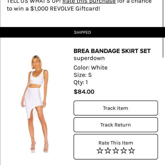 Two piece skirt set in size small - Picture 1 of 1